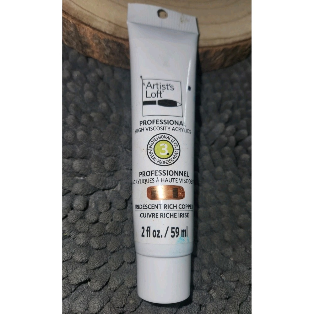 Professional Level 3 High-Viscosity Acrylic~ Artist's Loft 2oz-Iridescent Copper